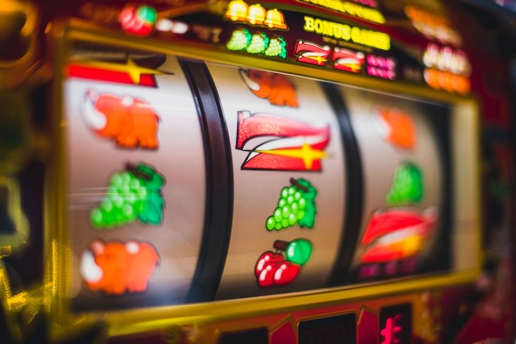Slot game grid and multi-category interface